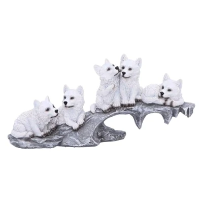 Afbeelding van Nemesis Now Winter Litter beeld wit grijs Kunststof Gothic, Rock wear