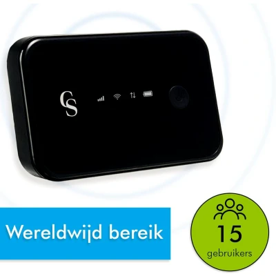 Afbeelding van CS Global Mifi Router Werkt Overal Ter Wereld Wifi 4G 15 Apparaten