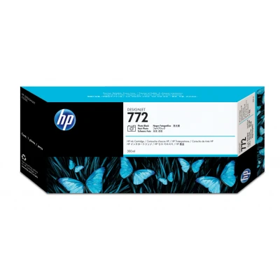 Afbeelding van HP 772 originele ink cartridge foto zwart standard capacity 300ml 1 pa