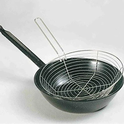 Afbeelding van GARCIMA 559880 pan met antiaanbaklaag, mand, email, zwart, 28 cm, 53 x 8 cm