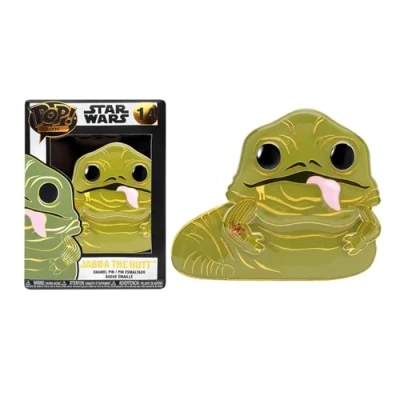 Afbeelding van Funko Pop! Pin: Star Wars Jabba The Hutt (Kans op Chase)