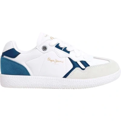 Afbeelding van Pepe Jeans Dames Sneaker Ball Retro B Navy WIT 34