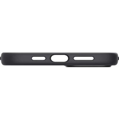 Afbeelding van Spigen Silicone Fit MagSafe Hoesje Geschikt voor Apple iPhone 14 Plus Zwart