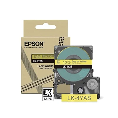 Afbeelding van Epson LK 4YAS Grijs, Geel