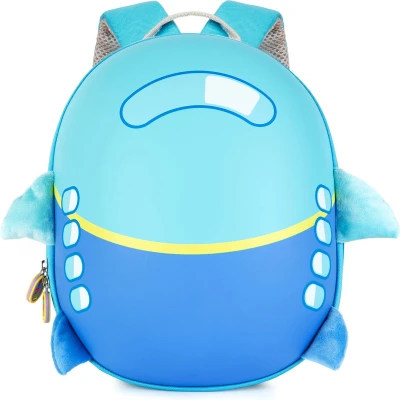 Afbeelding van Kinderrugzak vliegtuig lichtgewicht comfortabel duurzame hardcase 4L