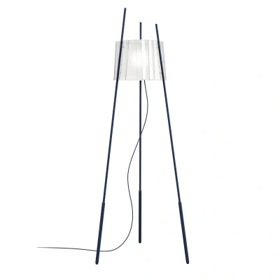 Afbeelding van Kundalini Tyla vloerlamp, dimbaar, donkerblauw