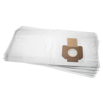 Afbeelding van vhbw 5 stofzuigerzakken geschikt voor Nilfisk Alto Attix 350 01, 360, 360 11, 21 27,9 x 64,3 cm, wit