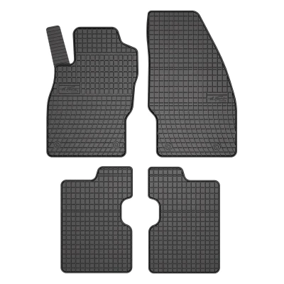 Afbeelding van FROGUM 542988 Vloermatset Rubber voor en achter 4 Zwart Op maat gemaakt OPEL: Corsa D Hatchback, E Hatchback