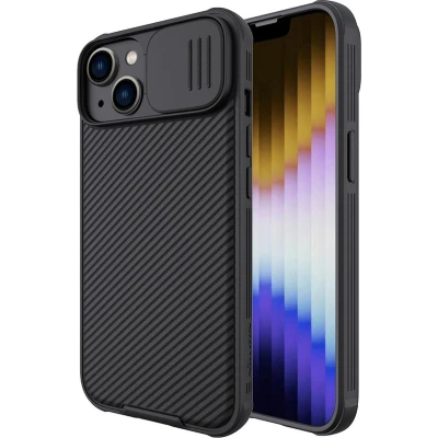 Afbeelding van Telefoonhoesje geschikt voor Apple iPhone 14 Nillkin CamShield Pro Case Zwart