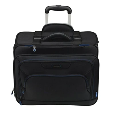Afbeelding van Lightpak Reistrolley Pioneer 38x47x27cm zwart polyester JU 46108