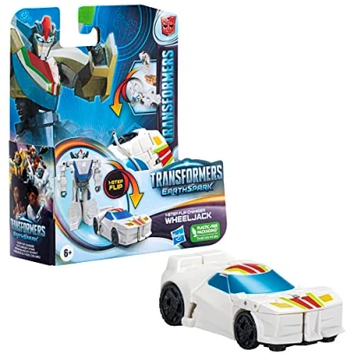 Afbeelding van Transformers Earthspark, Wheeljack 1 Step Flip Changer figuur 10 cm, vanaf 6 jaar