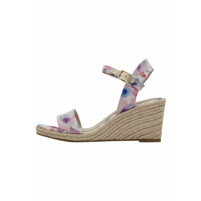 Afbeelding van Tamaris Espadrilles, Dames, Maat: 36, Lilac comb Textiel