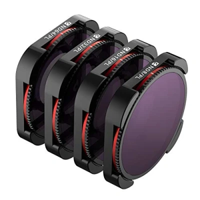 Afbeelding van Freewell Bright Day Serie 4K Set van 4 filters compatibel met Hero11, Hero10, Hero9, zwart