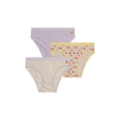 Afbeelding van Dim Meisjesbroekjes, zacht, comfortabel, katoen, 3 stuks, Set mooi hart
