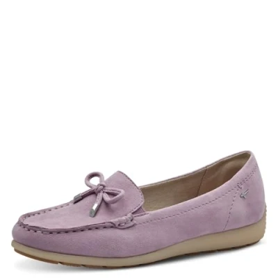 Afbeelding van Tamaris Mocassins, Dames, Maat: 41, Lilac suede Leer