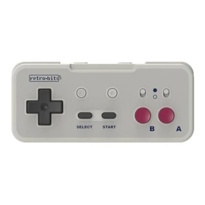 Afbeelding van Retro Bit Origin8 2.4G Manette sans fil Nintendo Switch &amp; NES Receveurs USB inclus GB Grey Edition