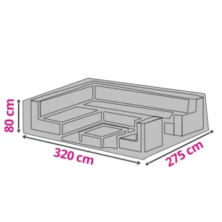 Afbeelding van Loungesethoes (320 x 275 80 cm, PP)