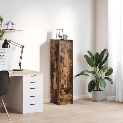 Afbeelding van vidaXL Highboard 29,5x34x119,5 cm spaanplaat gerookt eikenkleurig