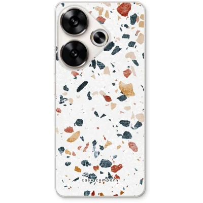 Afbeelding van Case Company® hoesje geschikt voor Xiaomi Poco F6 Terrazzo N4 Soft Cover Telefoonhoesje Bescherming aan alle Kanten en Schermrand
