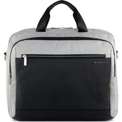 Afbeelding van bugatti Laptoptas, Heren, Maat: One Size, Hellgrau / light grey