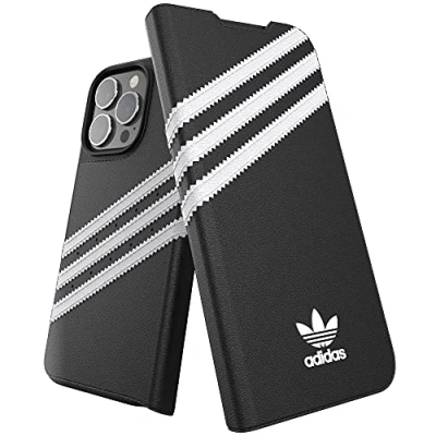 Afbeelding van Cover adidas OR Booklet Case PU FW21 voor iPhone 13/13 Pro zwart/wit