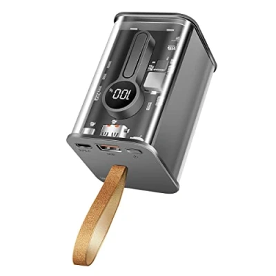 Afbeelding van LogiLink PA0307 Accupack 20000 mAh Li ion Transparant