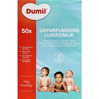 Afbeelding van Dumil Geparfumeerde Luierzakjes 50 stuks