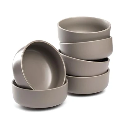 Afbeelding van Leonardo Roma schaal 16cm taupe set/6