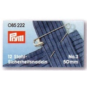 Afbeelding van Prym 085224 veiligheidsspelden ST zilver 27/38/50 mm