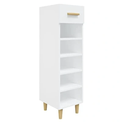 Afbeelding van vidaXL Schoenenkast, wit, 30 x 35 105 cm, bewerkt hout
