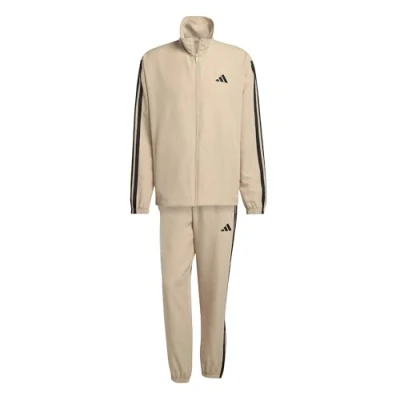 Afbeelding van adidas Heren 3 strepen geweven tracksuits, warm zandsteen, M