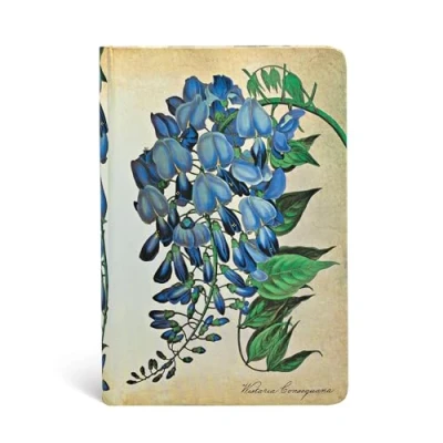 Afbeelding van Bloemen Glycine Hardcover notitieboek Mini Ongevoerd 176 p.: Unlined