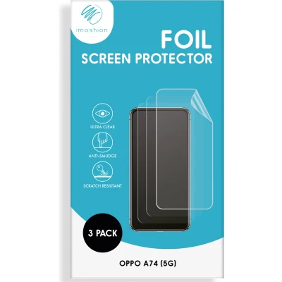 Afbeelding van iMoshion Screenprotector Geschikt voor Oppo A74 (5G) Folie 3 pack
