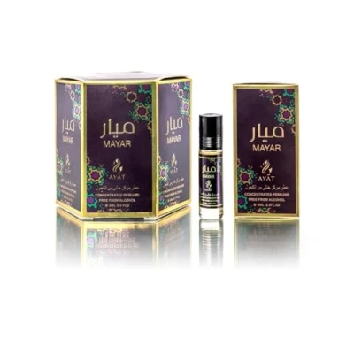 Afbeelding van AYAT PERFUMES 6 x 6ml Geparfumeerde olie voor mannen en vrouwen Langdurig comfortabel (Mayar)