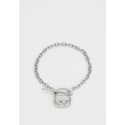 Afbeelding van Diesel Schakelarmband met logo DX1592040 in de kleur Zilver