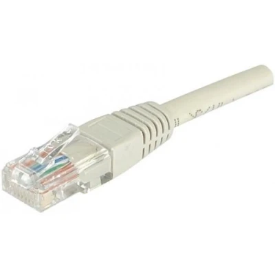 Afbeelding van Exertis Connect Patchkabel, CAT.6, U/UTP, onafgeschermd, koper, grijs, 15 m patchkabel met vergrendelbare (U/UTP, CAT6, 15 m), Netwerkkabel