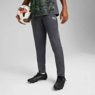 Afbeelding van PUMA individualLIGA Training Pants Youth, Grijs/Geel, Maat 15 16Y