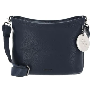 Afbeelding van MANDARINA DUCK Leren Schoudertas Mellow Leather Crossover Dress Blue Blauw