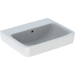 Afbeelding van Geberit Renova Plan meubelwastafel wit (55 x 44 cm) zonder kraangat,