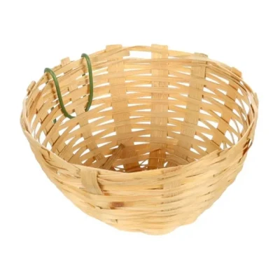 Afbeelding van Flamingo Vogelaccessoire Broednest Bamboe Bruin 11 x 7 cm
