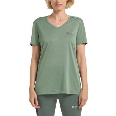 Afbeelding van Jack Wolfskin Functioneel Crosstrail T shirt voor dames, licht en ademend