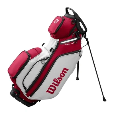 Afbeelding van Wilson Staff Talus 14 Vaks Standbag Rood Wit