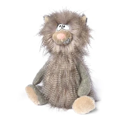Afbeelding van sigikid 39860 Kiez Monz BeastsTown pluche dier voor kinderen en volwassenen om te verzamelen, cadeau geven, spelen, knuffelen, grijs/kat
