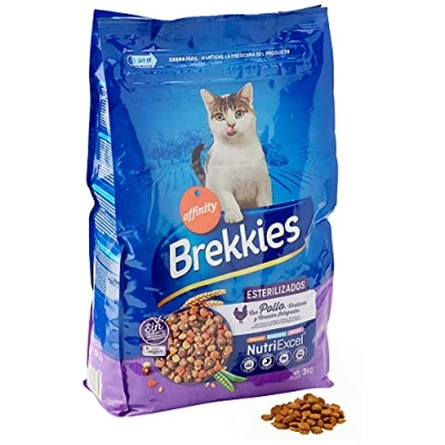 Afbeelding van 3kg Brekkies Sterilized Kattenvoer