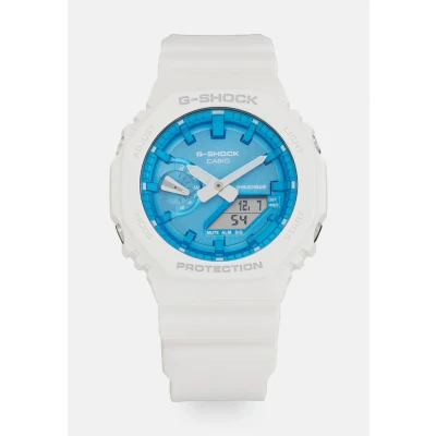 Afbeelding van G SHOCK Unisex Horloge, Maat: One Size, White/blue