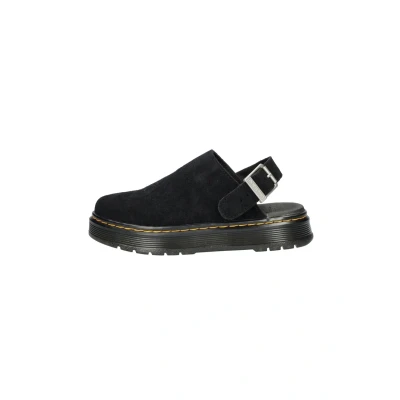 Afbeelding van Dr. Martens Brookline Clogs, Dames, Maat: 38, Zwart Veloursleer