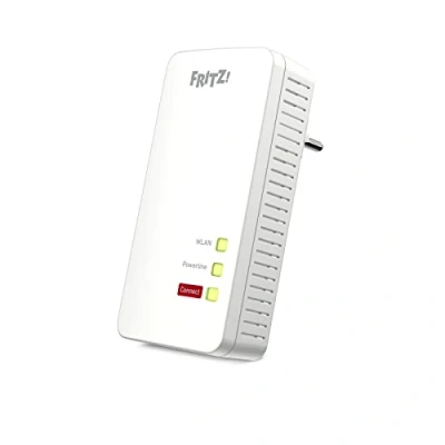Image de AVM FRITZ!Powerline 1260E Pont GigE, HomePlug AV (HPAV) 2.0, IEEE 1901 802.11a/b/g/n/ac Bi bande Branchement mural