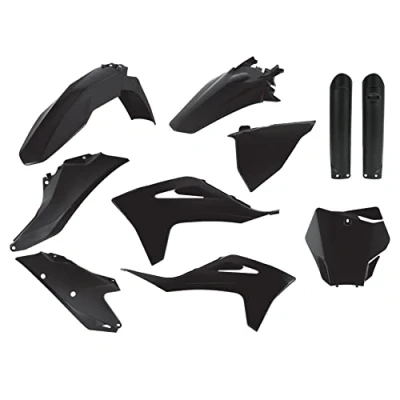 Afbeelding van Polisport Plastickit Gas MC125 MC250F MC450F 2021 Zwart