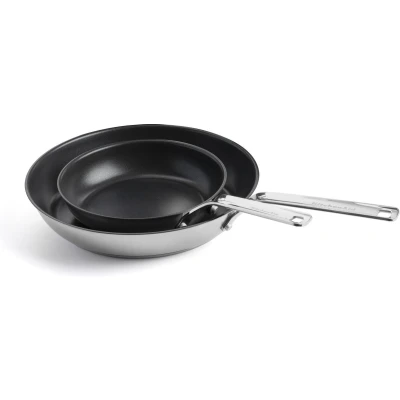 Afbeelding van KitchenAid Stainless Steel Koekenpannenset 20 + 28 cm