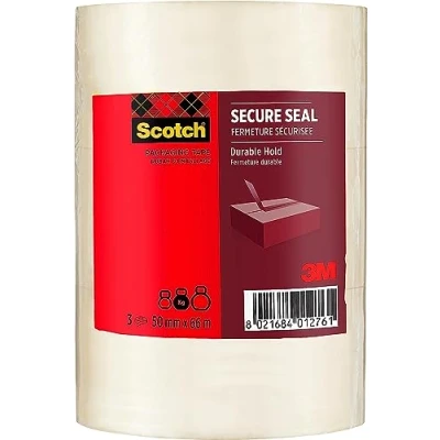 Afbeelding van Scotch 3 rollen transparant 50 mm x 66 m